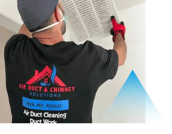SV Solutions technician removing a vent cover