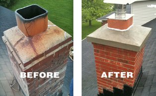 Before and after chimney sweep example 2